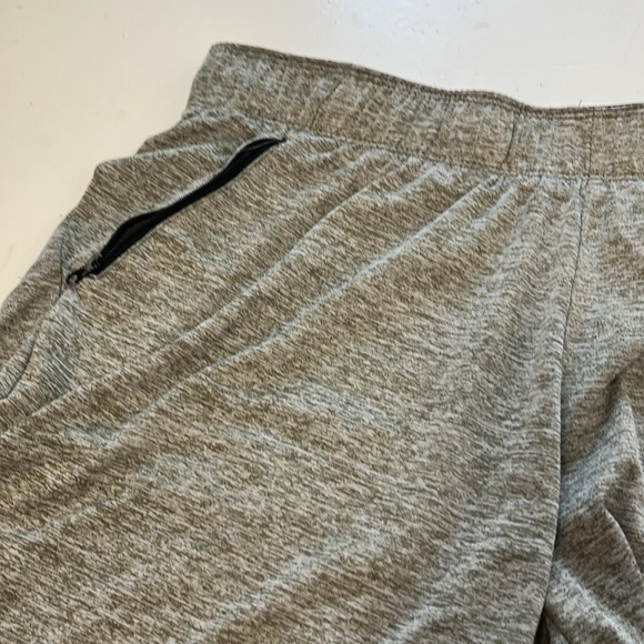Amazon XL Set of 2 Heathered Grey/Blue Elastic Waist Pull On Athletic Shorts - Picture 6 of 6